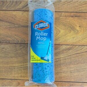 Clorox ROLLER MOP REFILL Anti-Microbial Protection Easy Slide Replacement Sponge